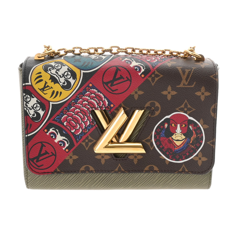 LOUIS VUITTON ルイヴィトン エピ モノグラム ツイスト MM 山本寛斎コラボ カーキ M43497 レディース レザー ショルダーバッグ ABランク 中古 銀蔵