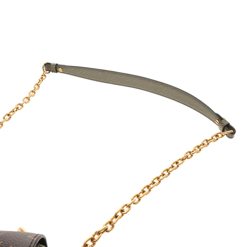 LOUIS VUITTON ルイヴィトン エピ モノグラム ツイスト MM 山本寛斎コラボ カーキ M43497 レディース レザー ショルダーバッグ ABランク 中古 銀蔵