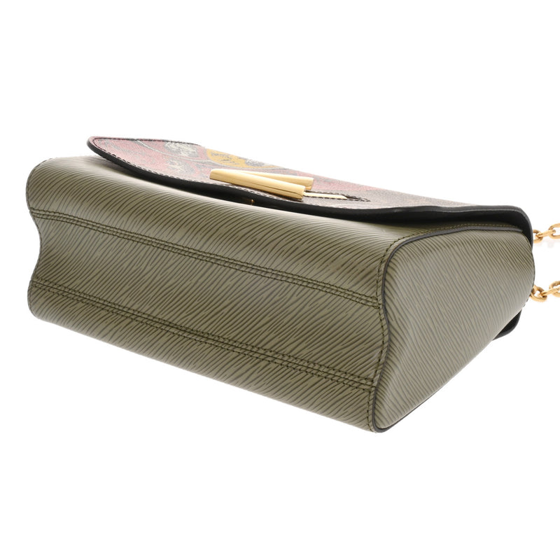 LOUIS VUITTON ルイヴィトン エピ モノグラム ツイスト MM 山本寛斎コラボ カーキ M43497 レディース レザー ショルダーバッグ ABランク 中古 銀蔵