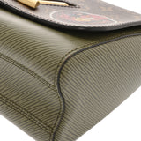 LOUIS VUITTON ルイヴィトン エピ モノグラム ツイスト MM 山本寛斎コラボ カーキ M43497 レディース レザー ショルダーバッグ ABランク 中古 銀蔵