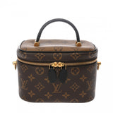 LOUIS VUITTON ルイヴィトン モノグラムリバース ヴァニティNV PM 2WAY ブラウン M45165 レディース モノグラムキャンバス ハンドバッグ ABランク 中古 銀蔵