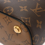 LOUIS VUITTON ルイヴィトン モノグラムリバース ヴァニティNV PM 2WAY ブラウン M45165 レディース モノグラムキャンバス ハンドバッグ ABランク 中古 銀蔵