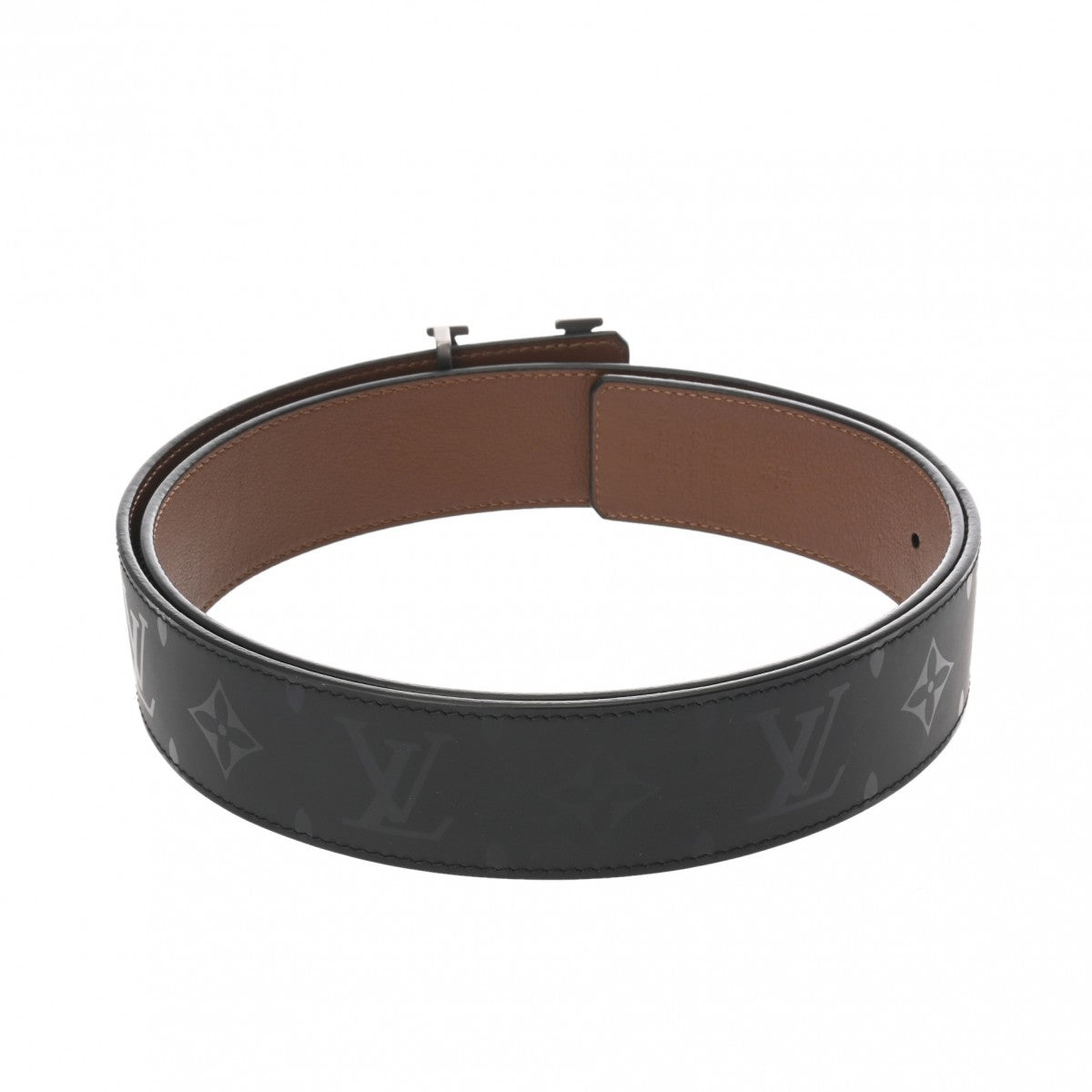LVベルト ルイヴィトン LVイニシャル 40mm ピラミッド サイズ95 ブラック