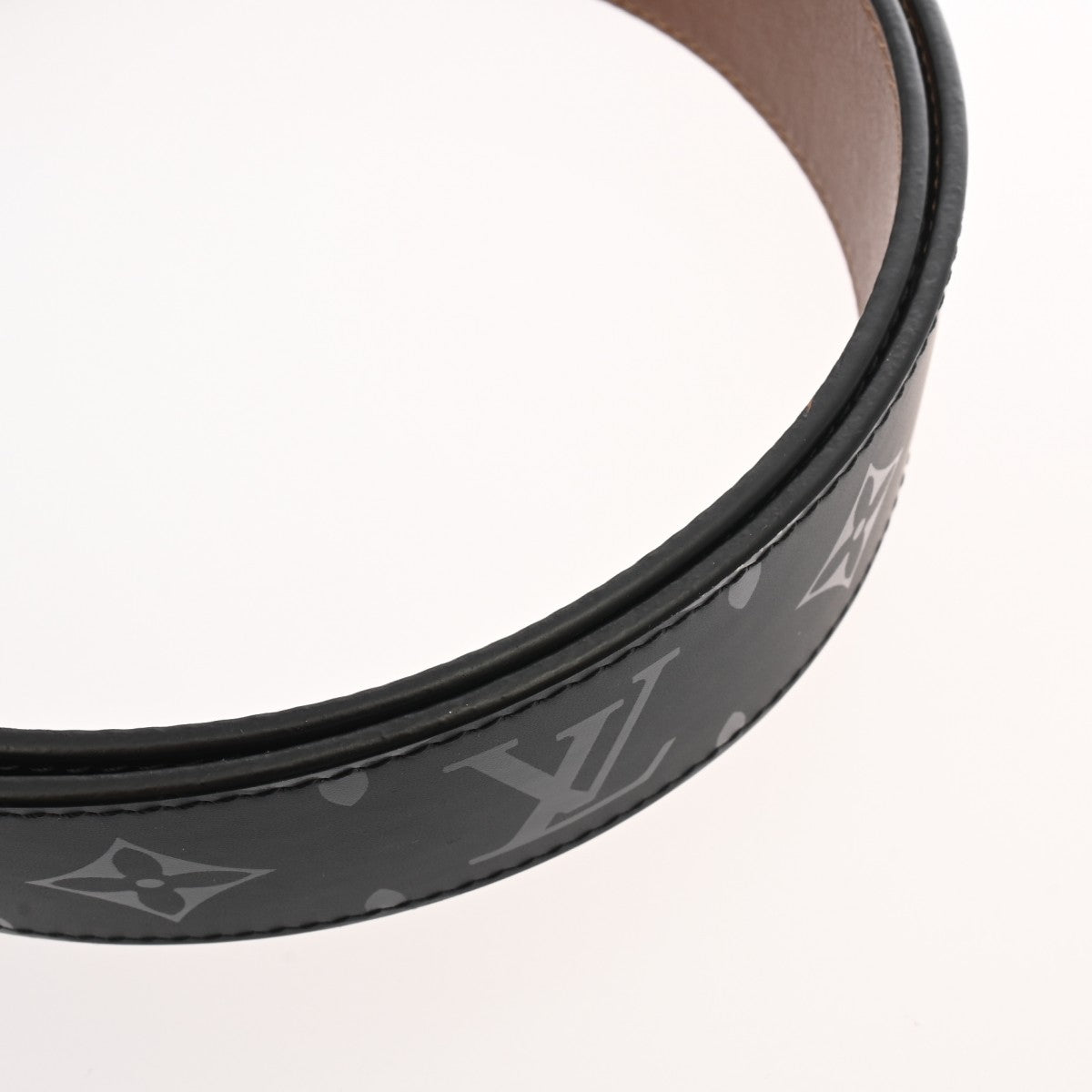 ルイヴィトン LVイニシャル 40mm ピラミッド サイズ95 ブラック