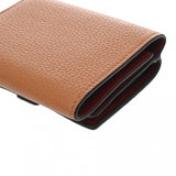 LOEWE ロエベ トライフォールド ウォレット ブラウン レディース レザー 三つ折り財布 ABランク 中古 銀蔵