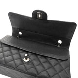 CHANEL シャネル マトラッセ 11.12 クラシック ハンドバッグ 25cm ブラック A01112 レディース キャビアスキン ショルダーバッグ Aランク 中古 銀蔵