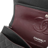 CHANEL シャネル マトラッセ 11.12 クラシック ハンドバッグ 25cm ブラック A01112 レディース キャビアスキン ショルダーバッグ Aランク 中古 銀蔵