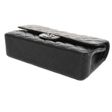 CHANEL シャネル マトラッセ 11.12 クラシック ハンドバッグ 25cm ブラック A01112 レディース キャビアスキン ショルダーバッグ Aランク 中古 銀蔵