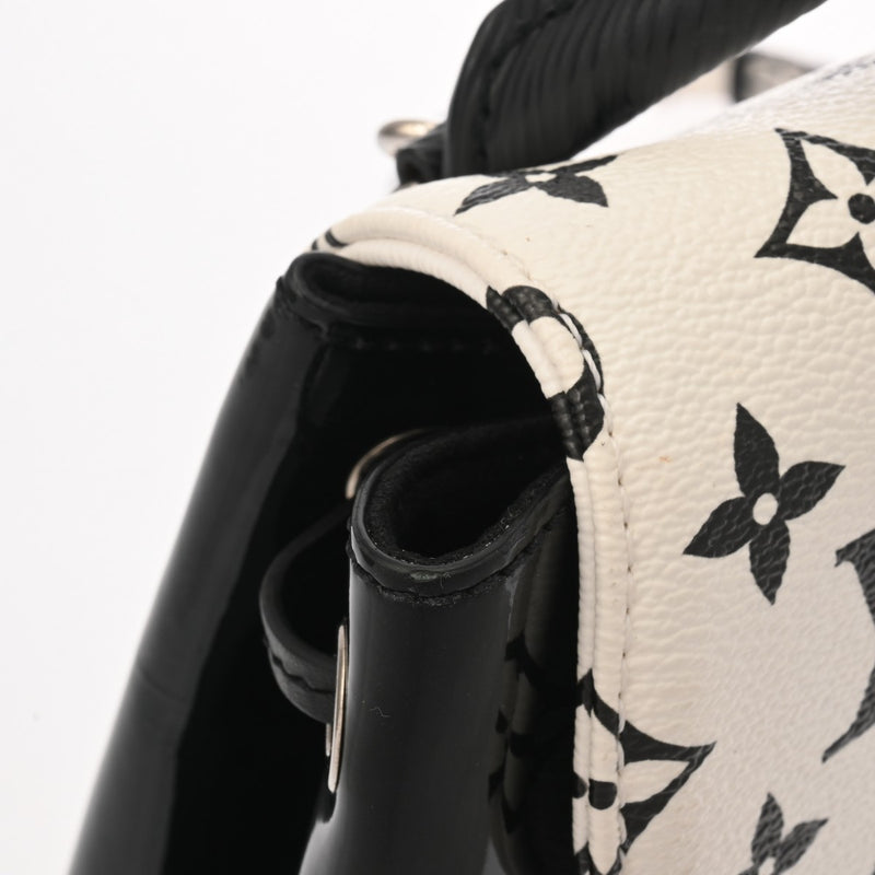 LOUIS VUITTON ルイヴィトン モノグラム ホットスプリング MINI ブラック/ホワイト M53637 レディース モノグラムヴェルニ リュック・デイパック ABランク 中古 銀蔵