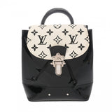LOUIS VUITTON ルイヴィトン モノグラム ホットスプリング MINI ブラック/ホワイト M53637 レディース モノグラムヴェルニ リュック・デイパック ABランク 中古 銀蔵