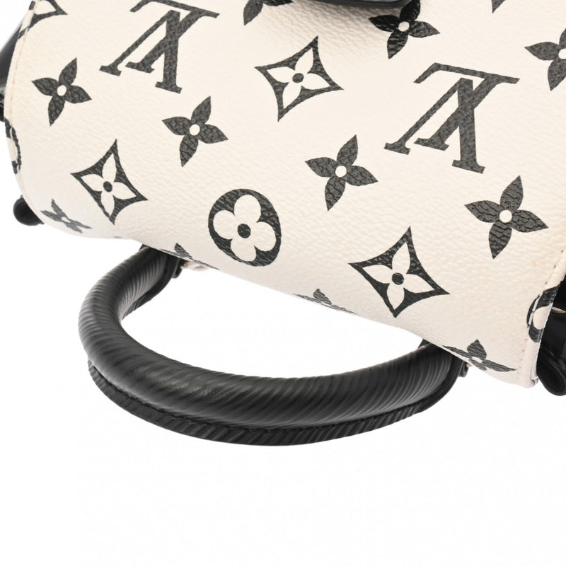 LOUIS VUITTON ルイヴィトン モノグラム ホットスプリング MINI ブラック/ホワイト M53637 レディース モノグラムヴェルニ リュック・デイパック ABランク 中古 銀蔵