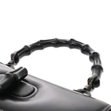 GUCCI グッチ バンブー トップハンドルバッグ 1947 100DP ブラック 675797 レディース レザー ハンドバッグ Aランク 中古 銀蔵