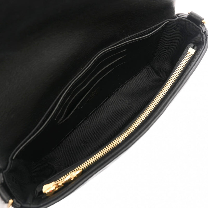LOUIS VUITTON ルイヴィトン バブルグラム ウォレットストラップ 3WAY クラッチバッグ ノワール M81398 レディース レザー ショルダーバッグ Aランク 中古 銀蔵