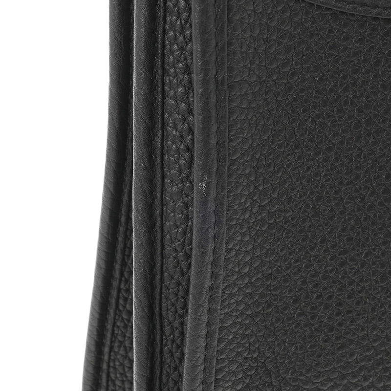HERMES エルメス エヴリン3 PM ブラック U刻印(2022年頃) ユニセックス トリヨンクレマンス ショルダーバッグ 新同 中古 銀蔵