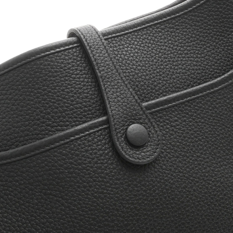 HERMES エルメス エヴリン3 PM ブラック U刻印(2022年頃) ユニセックス トリヨンクレマンス ショルダーバッグ 新同 中古 銀蔵