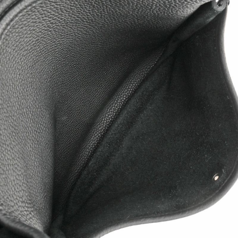 HERMES エルメス エヴリン3 PM ブラック U刻印(2022年頃) ユニセックス トリヨンクレマンス ショルダーバッグ 新同 中古 銀蔵