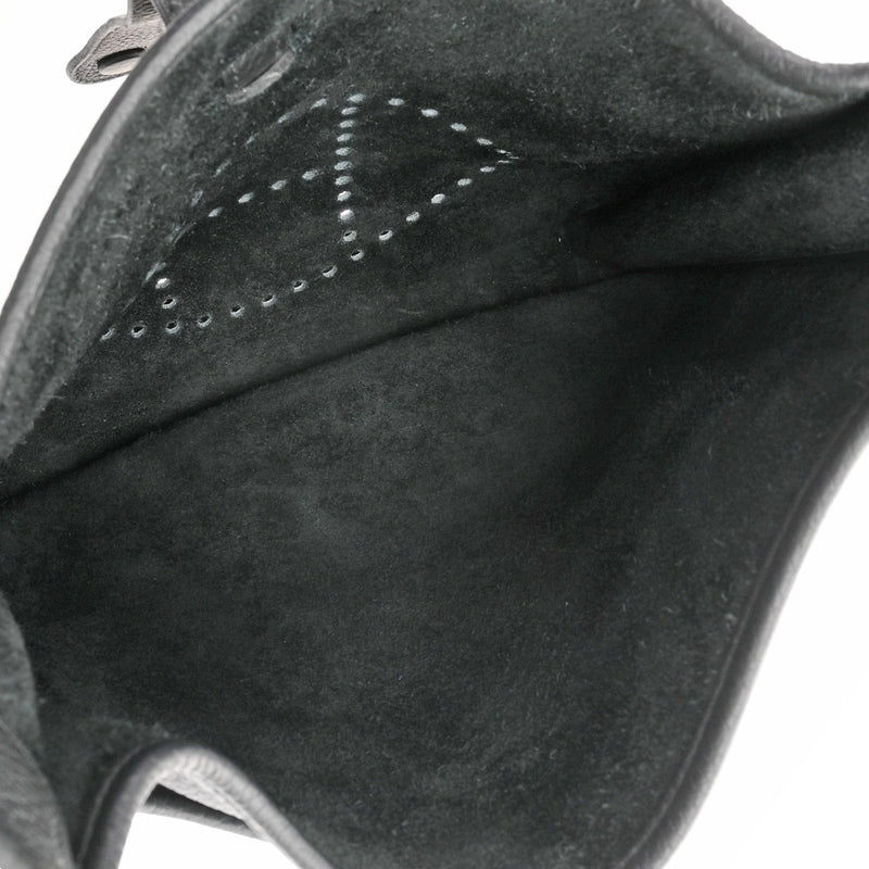 HERMES エルメス エヴリン3 PM ブラック U刻印(2022年頃) ユニセックス トリヨンクレマンス ショルダーバッグ 新同 中古 銀蔵