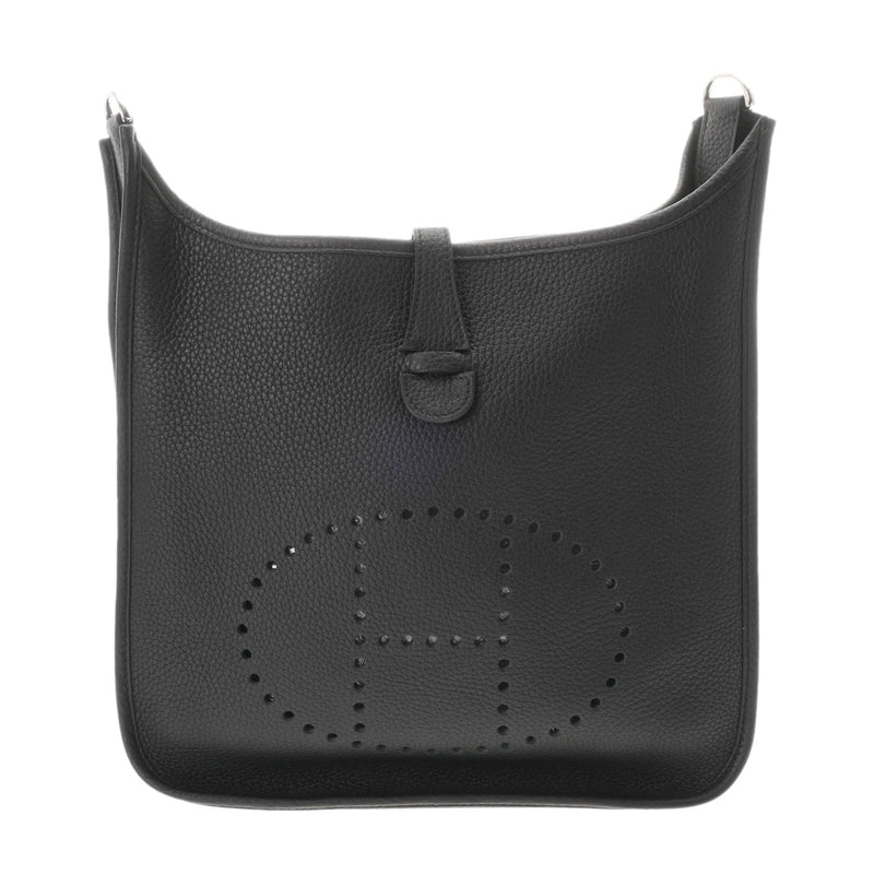 HERMES エルメス エヴリン3 PM ブラック U刻印(2022年頃) ユニセックス トリヨンクレマンス ショルダーバッグ 新同 中古 銀蔵