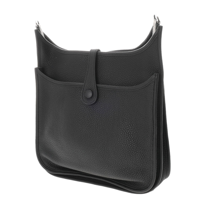 HERMES エルメス エヴリン3 PM ブラック U刻印(2022年頃) ユニセックス トリヨンクレマンス ショルダーバッグ 新同 中古 銀蔵