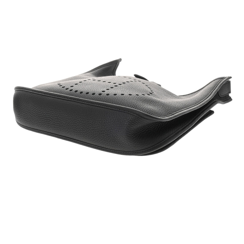 HERMES エルメス エヴリン3 PM ブラック U刻印(2022年頃) ユニセックス トリヨンクレマンス ショルダーバッグ 新同 中古 銀蔵