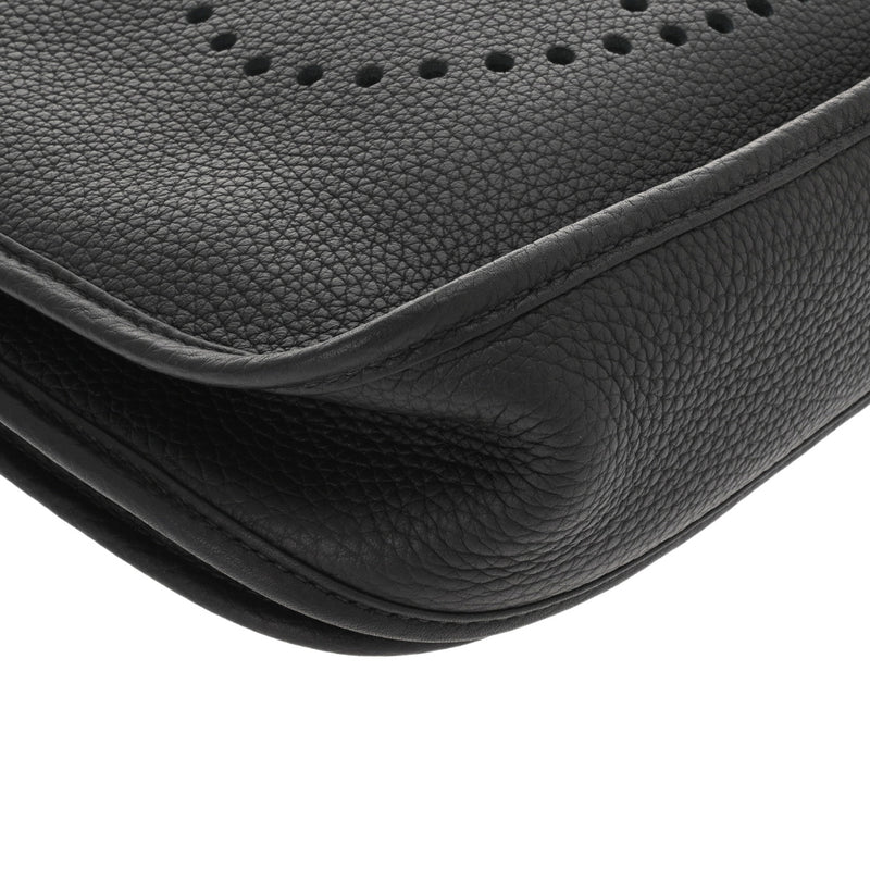 HERMES エルメス エヴリン3 PM ブラック U刻印(2022年頃) ユニセックス トリヨンクレマンス ショルダーバッグ 新同 中古 銀蔵