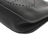 HERMES エルメス エヴリン3 PM ブラック U刻印(2022年頃) ユニセックス トリヨンクレマンス ショルダーバッグ 新同 中古 銀蔵