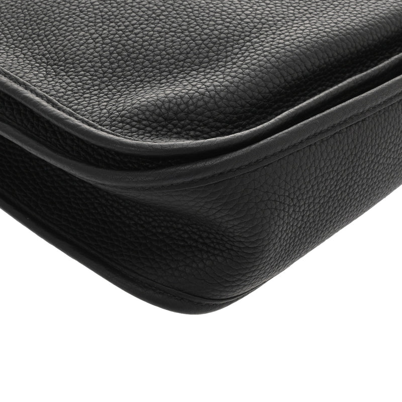 HERMES エルメス エヴリン3 PM ブラック U刻印(2022年頃) ユニセックス トリヨンクレマンス ショルダーバッグ 新同 中古 銀蔵