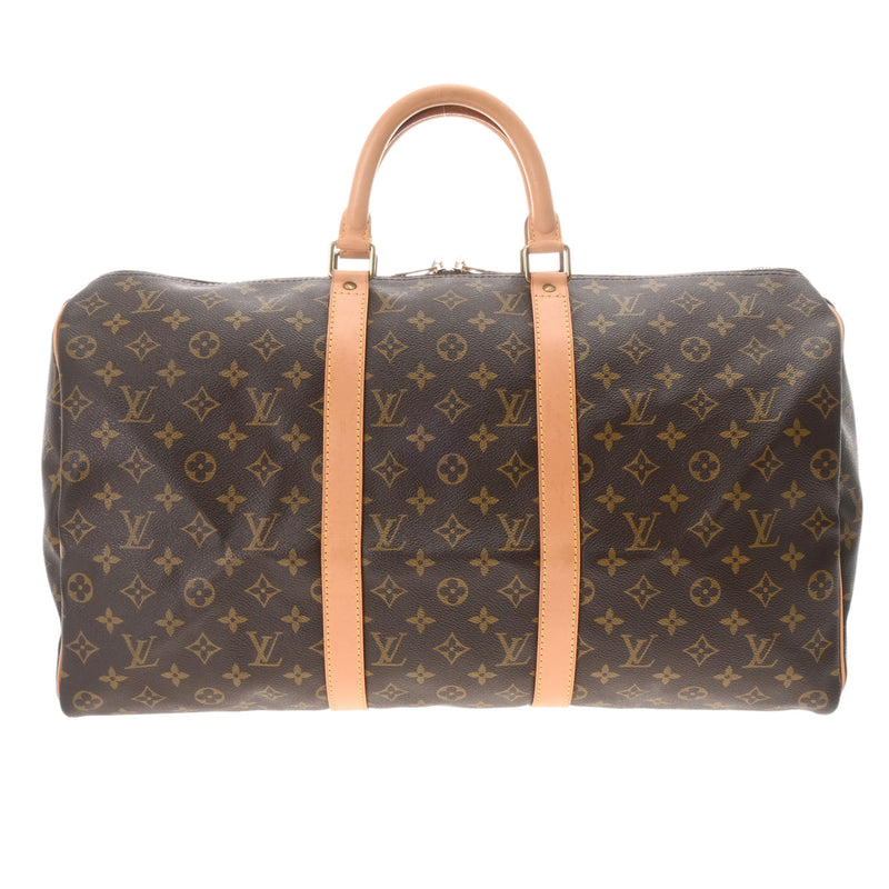 LOUIS VUITTON ルイヴィトン モノグラム キーポル 50 ブラウン M41426 ユニセックス モノグラムキャンバス ボストンバッグ Aランク 中古 銀蔵