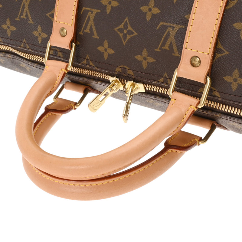 LOUIS VUITTON ルイヴィトン モノグラム キーポル 50 ブラウン M41426 ユニセックス モノグラムキャンバス ボストンバッグ Aランク 中古 銀蔵