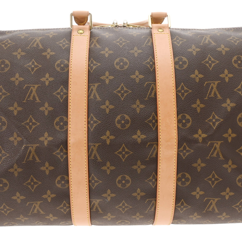 LOUIS VUITTON ルイヴィトン モノグラム キーポル 45 ブラウン M41428 ユニセックス モノグラムキャンバス ボストンバッグ ABランク 中古 銀蔵