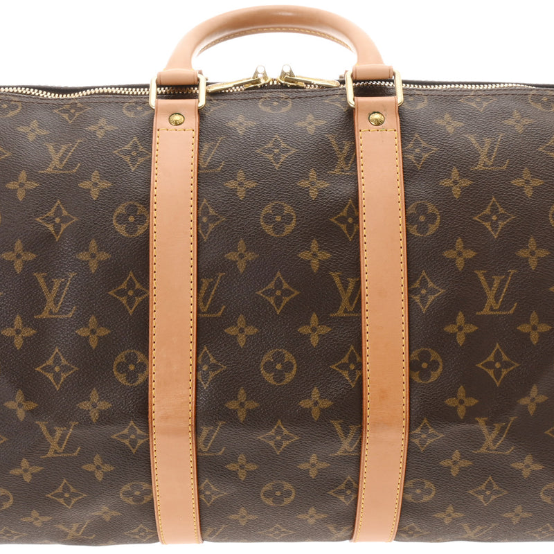 LOUIS VUITTON ルイヴィトン モノグラム キーポル 45 ブラウン M41428 ユニセックス モノグラムキャンバス ボストンバッグ ABランク 中古 銀蔵