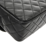 CHANEL シャネル マトラッセ シングルフラップ チェーンショルダー ブラック/カーキ A69900 レディース ラムスキン ショルダーバッグ Aランク 中古 銀蔵