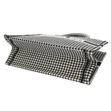 CHRISTIAN DIOR クリスチャンディオール ブックトート ミディアム ハウンドトゥース ブラック/ホワイト M1296ZRPIS レディース キャンバス ハンドバッグ 新同 中古 銀蔵