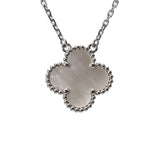 VAN CLEEF & ARPELS ヴァンクリーフ＆アーペル ヴィンテージ アルハンブラ マザーオブパール VCARF48700 レディース K18ピンクゴールド PG ネックレス Aランク 中古 銀蔵