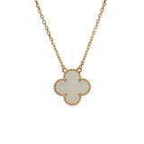 VAN CLEEF & ARPELS ヴァンクリーフ＆アーペル ヴィンテージ アルハンブラ マザーオブパール VCARA45900 レディース K18イエローゴールド YG ネックレス Aランク 中古 銀蔵