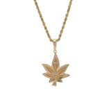 AVALANCHE アヴァランチ 楓モチーフ ユニセックス K10イエローゴールド YG ネックレス Aランク 中古 銀蔵