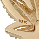 AVALANCHE アヴァランチ 楓モチーフ ユニセックス K10イエローゴールド YG ネックレス Aランク 中古 銀蔵