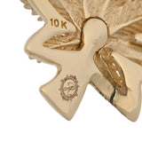 AVALANCHE アヴァランチ 楓モチーフ ユニセックス K10イエローゴールド YG ネックレス Aランク 中古 銀蔵