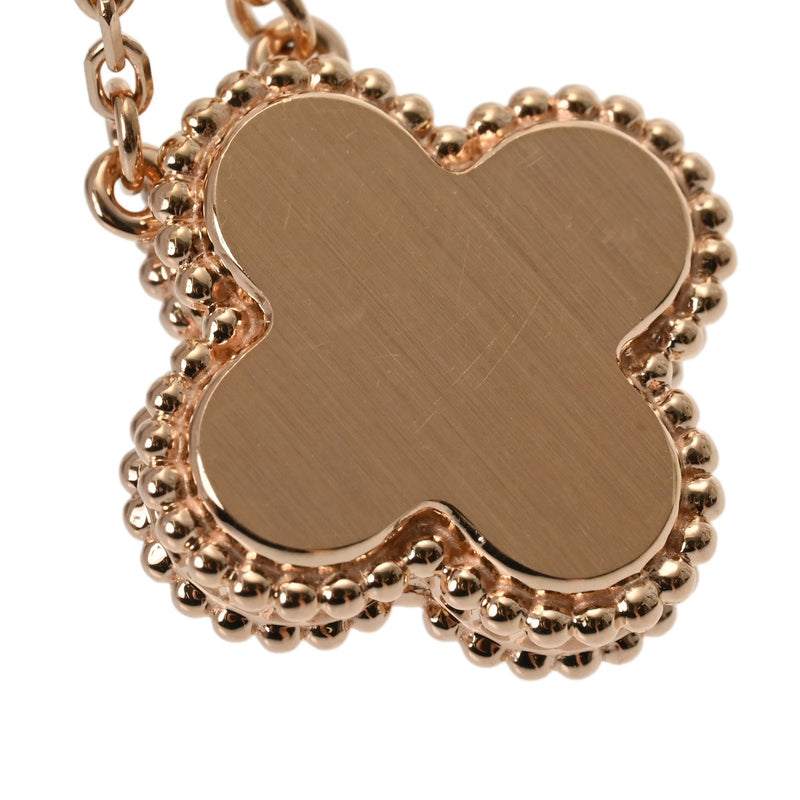 VAN CLEEF & ARPELS ヴァンクリーフ＆アーペル ヴィンテージ アルハンブラ ホリデーコレクション VCARP9T000 レディース K18ピンクゴールド PG ネックレス Aランク 中古 銀蔵