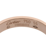 CARTIER カルティエ ミニラブリング #55 - 15号 レディース K18ピンクゴールド PG リング・指輪 Aランク 中古 銀蔵