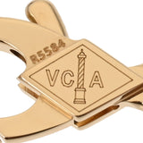 VAN CLEEF & ARPELS ヴァンクリーフ＆アーペル ヴィンテージ アルハンブラ カーネリアン VCARF35500 レディース K18イエローゴールド YG ブレスレット Aランク 中古 銀蔵