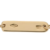 BVLGARI ブルガリ クロス エメラルド ダイヤ レディース K18イエローゴールド YG ネックレス Aランク 中古 銀蔵