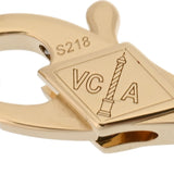 VAN CLEEF & ARPELS ヴァンクリーフ＆アーペル スウィート アルハンブラ マザーオブパール VCARF69100 レディース K18イエローゴールド YG ネックレス Aランク 中古 銀蔵