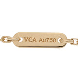 VAN CLEEF & ARPELS ヴァンクリーフ＆アーペル スウィート アルハンブラ マザーオブパール VCARF69100 レディース K18イエローゴールド YG ネックレス Aランク 中古 銀蔵