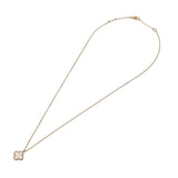 VAN CLEEF & ARPELS ヴァンクリーフ＆アーペル スウィート アルハンブラ マザーオブパール VCARF69100 レディース K18イエローゴールド YG ネックレス Aランク 中古 銀蔵