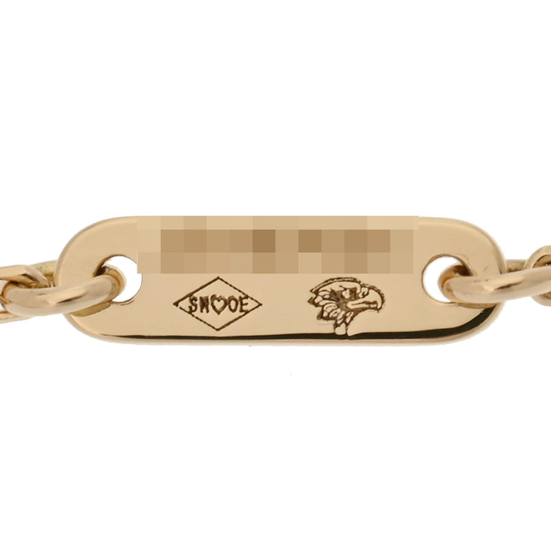 VAN CLEEF & ARPELS ヴァンクリーフ＆アーペル スウィート アルハンブラ マザーオブパール VCARF69100 レディース K18イエローゴールド YG ネックレス Aランク 中古 銀蔵