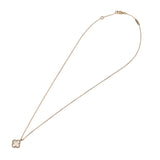 VAN CLEEF & ARPELS ヴァンクリーフ＆アーペル スウィート アルハンブラ マザーオブパール VCARF69100 レディース K18イエローゴールド YG ネックレス Aランク 中古 銀蔵