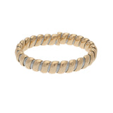 BVLGARI ブルガリ トゥボガス レディース K18イエローゴールド YG ステンレス ブレスレット Aランク 中古 銀蔵