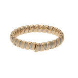 BVLGARI ブルガリ トゥボガス レディース K18イエローゴールド YG ステンレス ブレスレット Aランク 中古 銀蔵