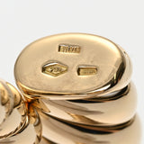 BVLGARI ブルガリ トゥボガス レディース K18イエローゴールド YG ステンレス ブレスレット Aランク 中古 銀蔵